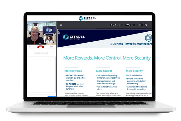 desktop view, live video support, customer service