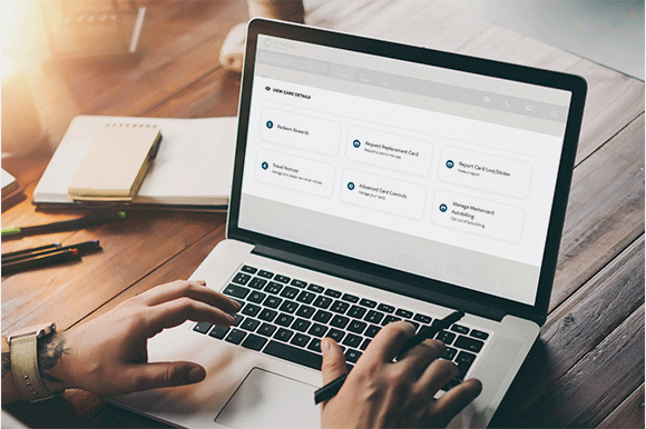 Report a lost or stolen card