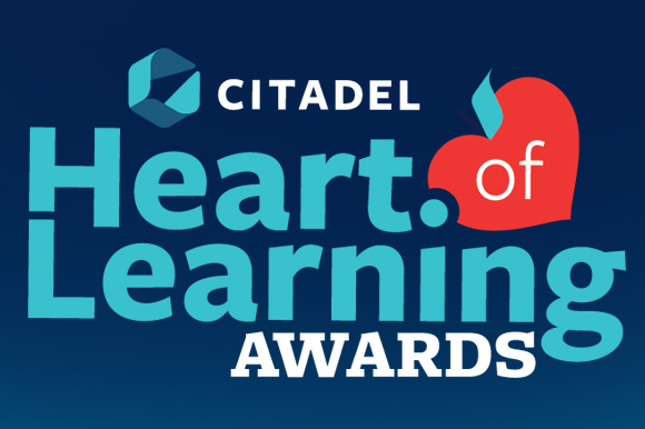 Citadel Heart of Learning Award Logo