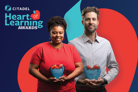 Two Citadel Heart of Learning Award Winners from 2024