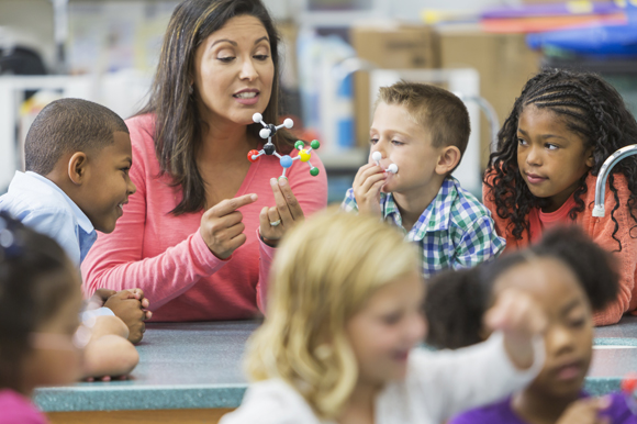 teacher, kids, classroom